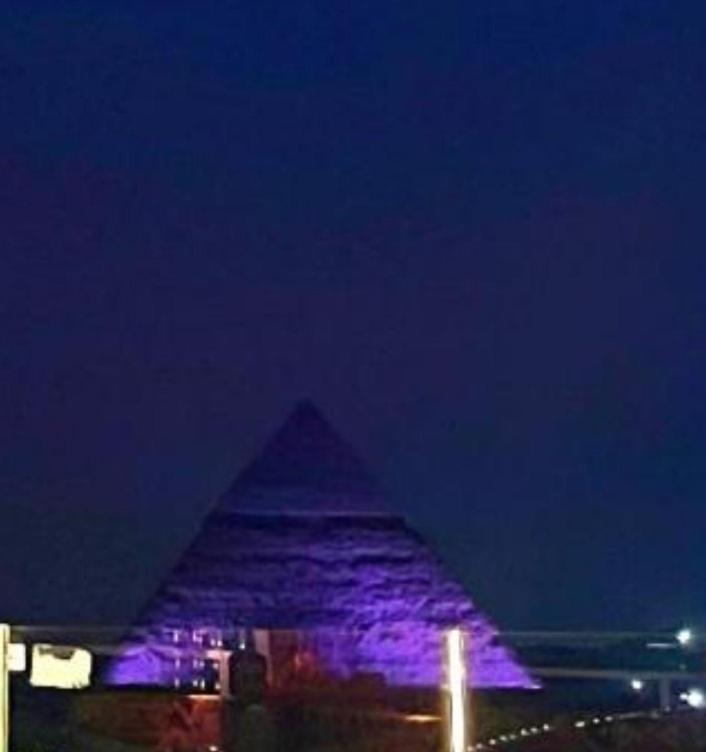Topaz Pyramids View Inn Kafrat al Jabal Bagian luar foto