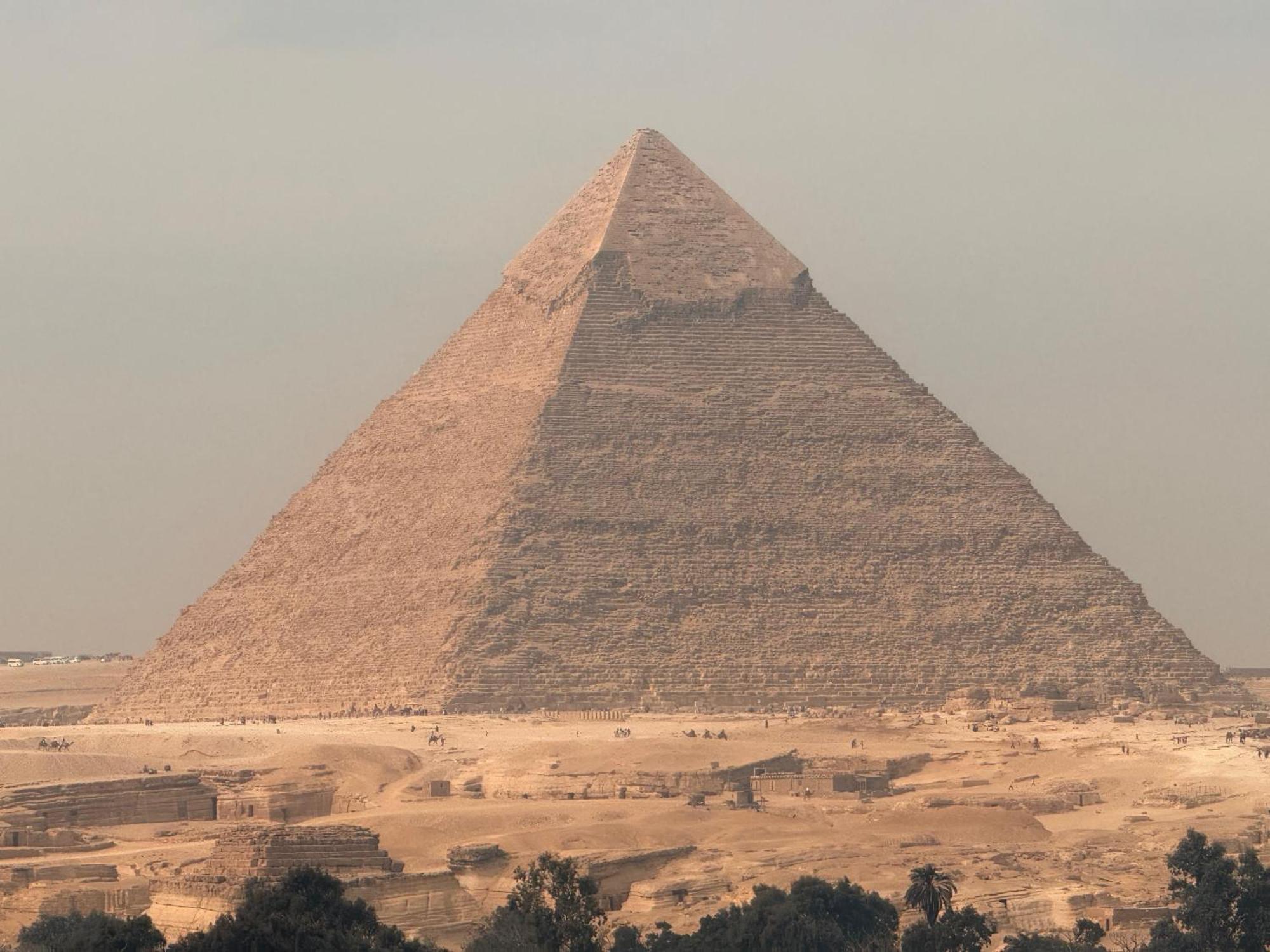 Topaz Pyramids View Inn Kafrat al Jabal Bagian luar foto